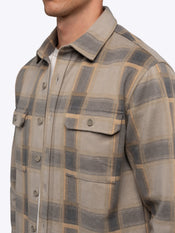 District Heavyweight Overshirt | Nimbus Plaid Classic-Fit