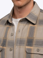 District Heavyweight Overshirt | Nimbus Plaid Classic-Fit