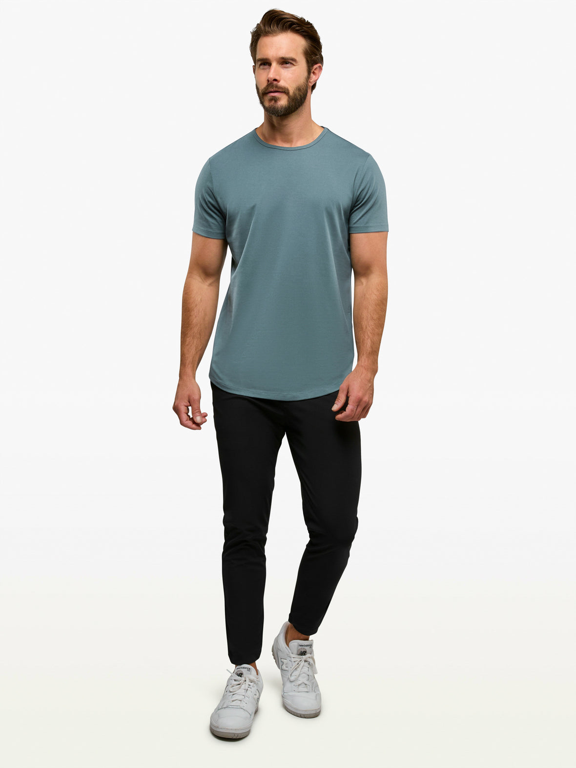 AO Curve-Hem Tee | Nordic Fog Signature-Fit PYCA Pro®