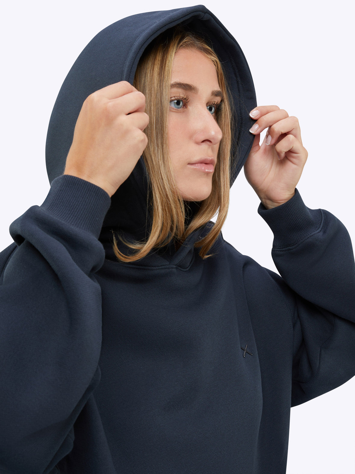 Divine Fleece Oversized Hoodie | Obsidian