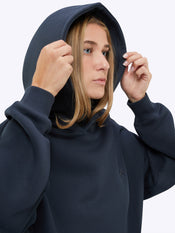 Divine Fleece Oversized Hoodie | Obsidian