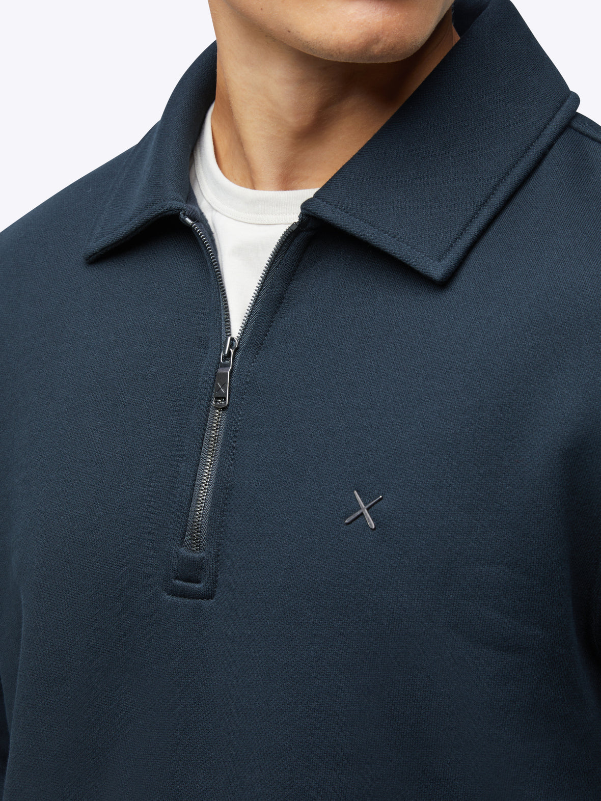 Divine Fleece Q-Zip | Obsidian Classic-fit