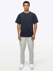 Overtime Oversized Tee | Obsidian Relaxed-Fit