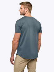 AO Curve-Hem Tee | Ocean Storm Signature-fit PYCA Pro®
