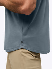 AO Curve-Hem Tee | Ocean Storm Signature-fit PYCA Pro®