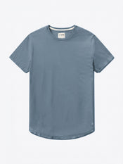 Featherlight Pima Tee | Ocean Storm Signature-fit