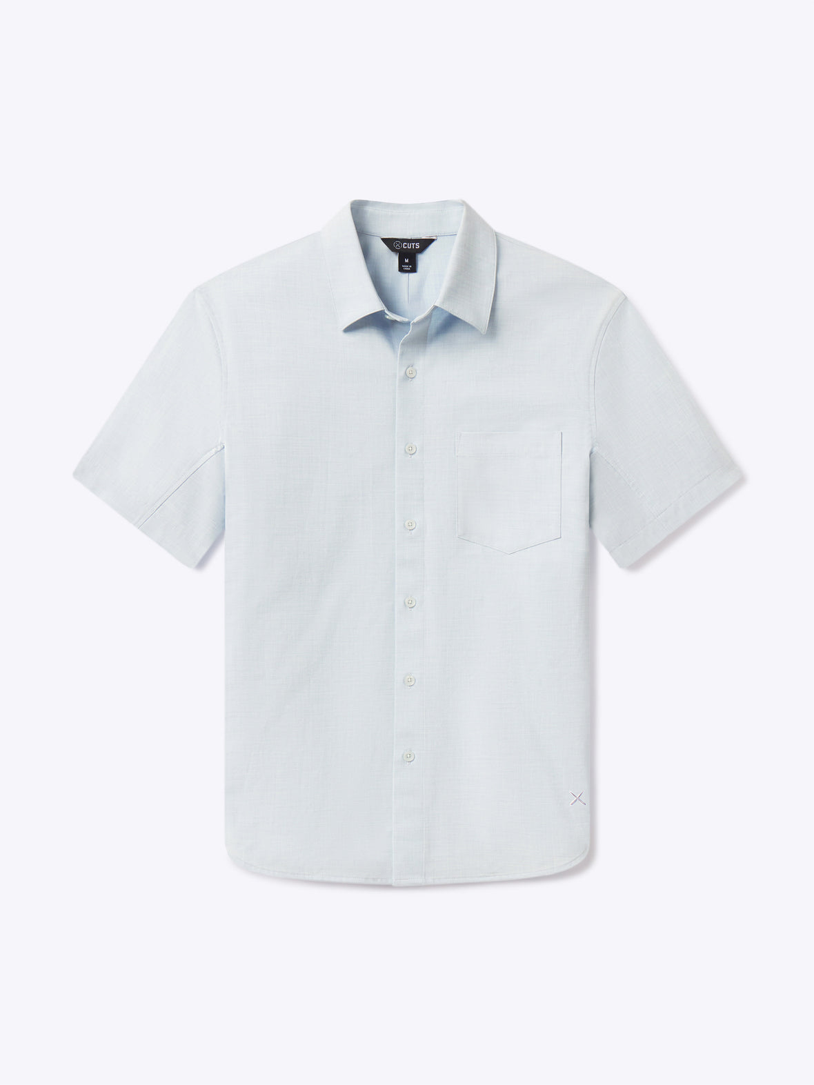 SoHo Short Sleeve Button Up | White Signature-fit