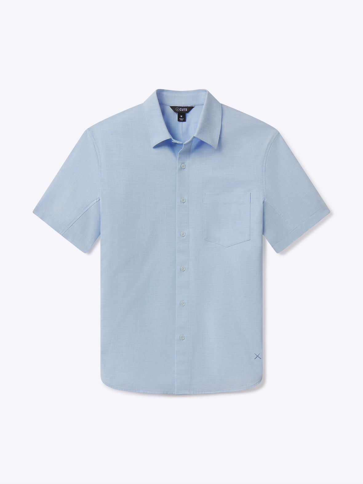 SoHo Short Sleeve Button Up | Oxford Blue Signature-fit