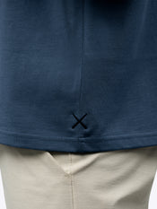 Overtime Oversized Tee | Pacific Blue Relaxed-Fit
