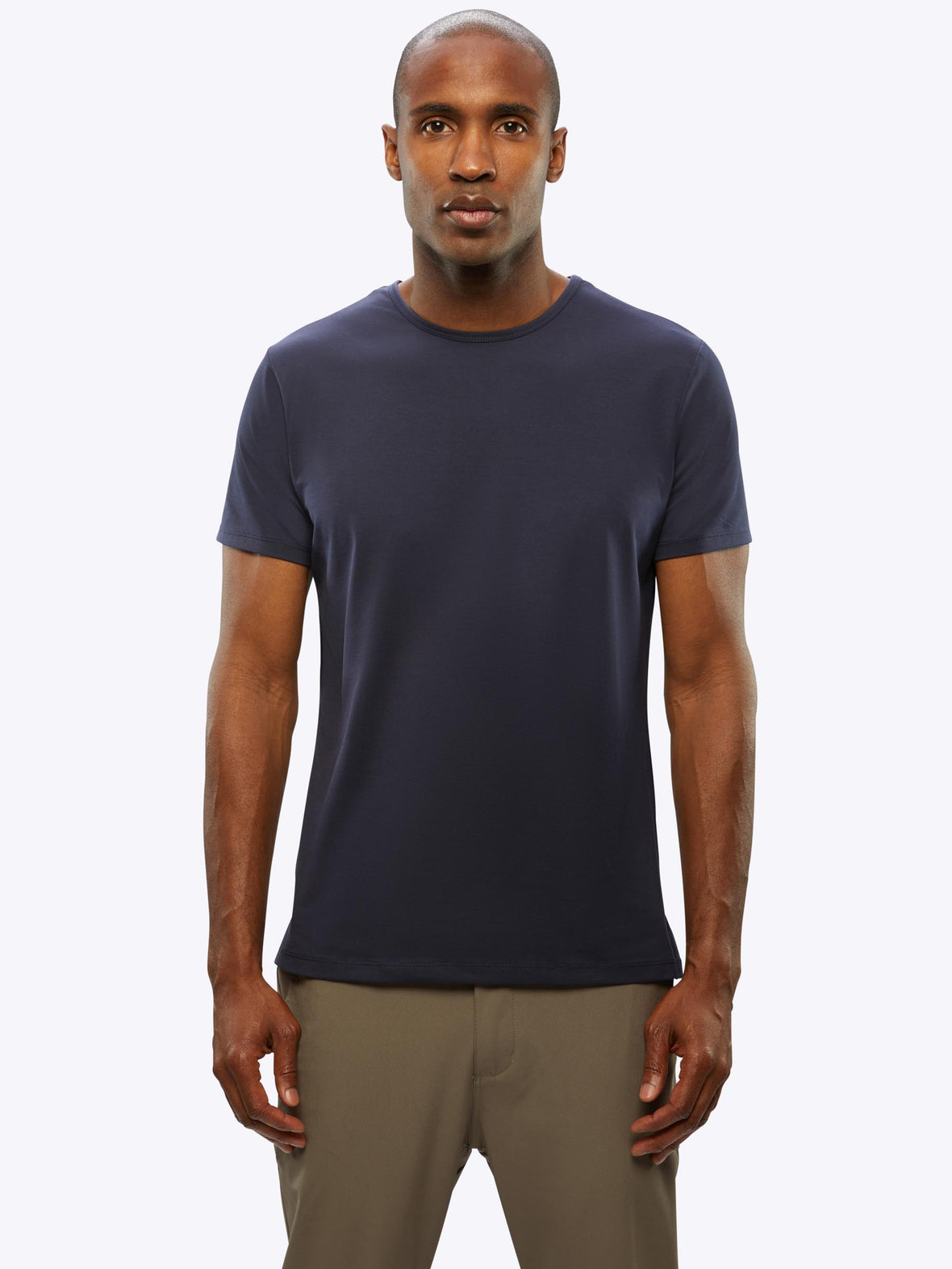 AO Split-Hem Tee | Pacific Blue Trim-fit PYCA Pro®