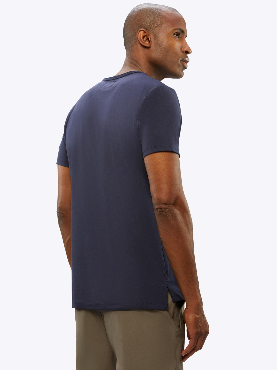 AO Split-Hem Tee | Pacific Blue Trim-fit PYCA Pro®