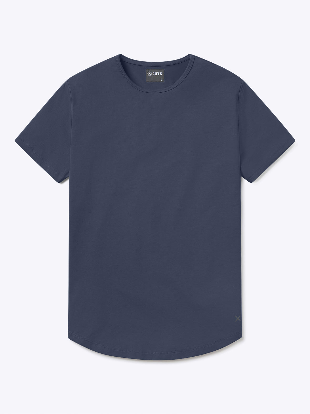 AO Curve-Hem Tee | Pacific Blue Signature-fit PYCA Pro®