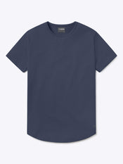 AO Curve-Hem Tee | Pacific Blue Signature-fit PYCA Pro®