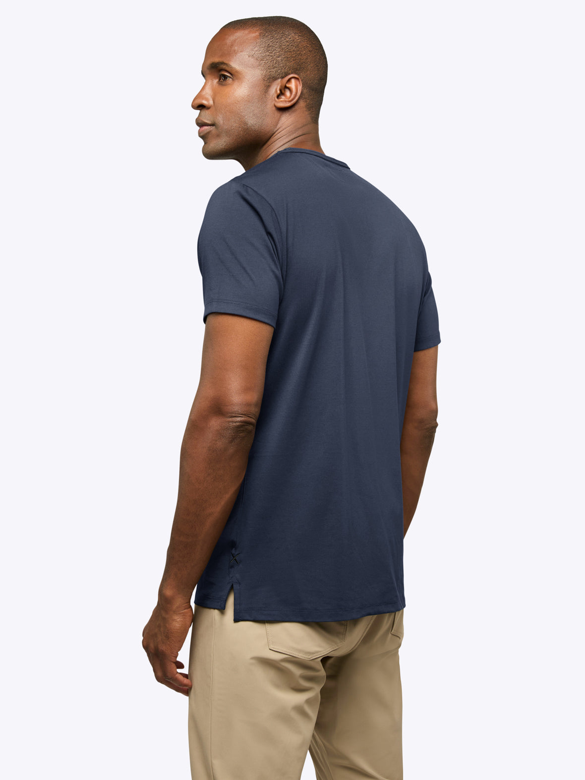 AO Split-Hem Tee | Pacific Blue Signature-fit PYCA Pro®