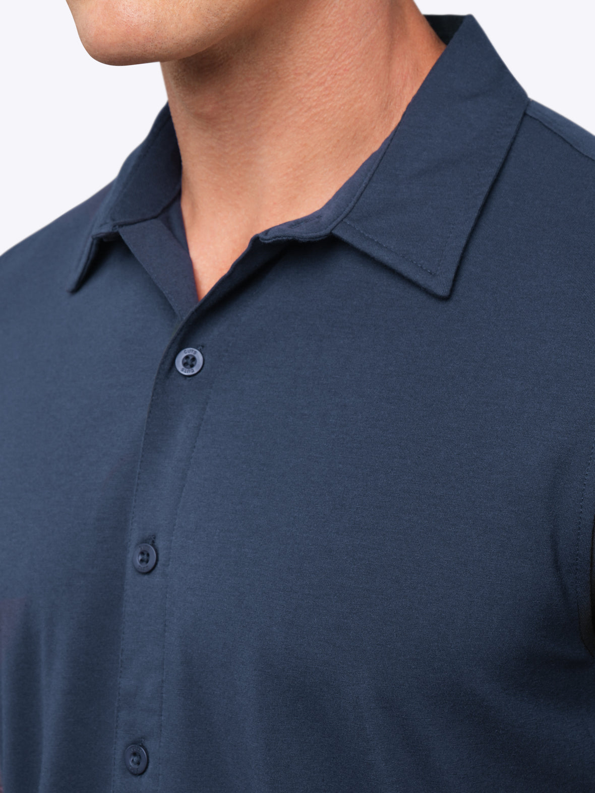 AO Button Up | Pacific Blue Signature-Fit PYCA Pro®