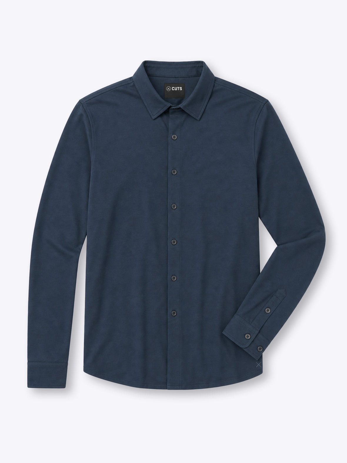 AO Long Sleeve Button Up | Pacific Blue Signature-Fit PYCA Pro®