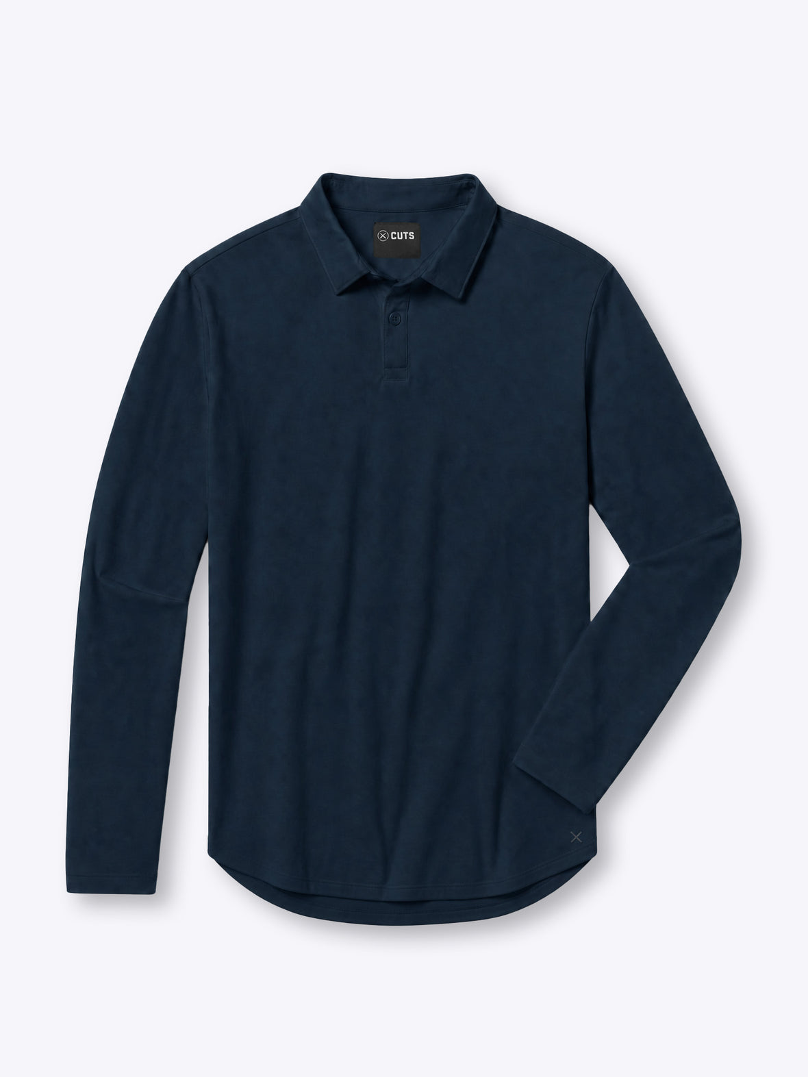 AO Long Sleeve Polo | Pacific Blue Signature-Fit PYCA Pro®