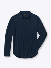 AO Long Sleeve Polo | Pacific Blue Signature-Fit PYCA Pro®
