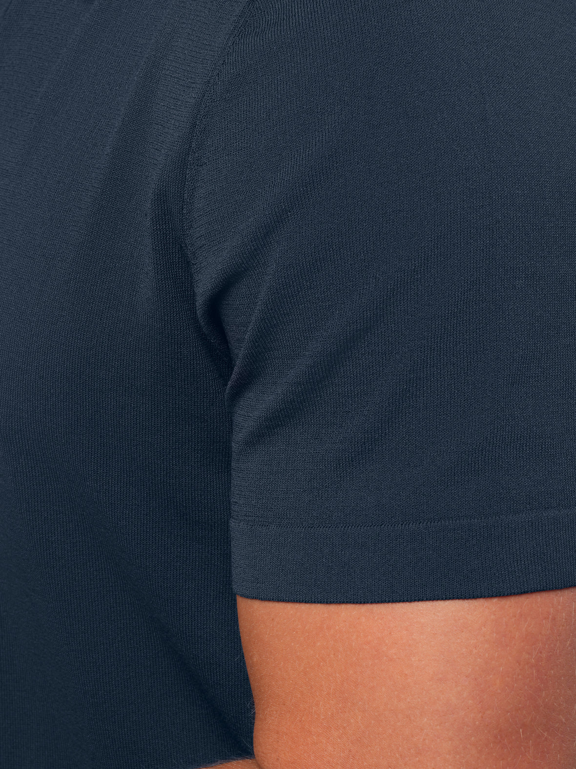 Riviera Knit Button Up | Pacific Blue Signature-Fit