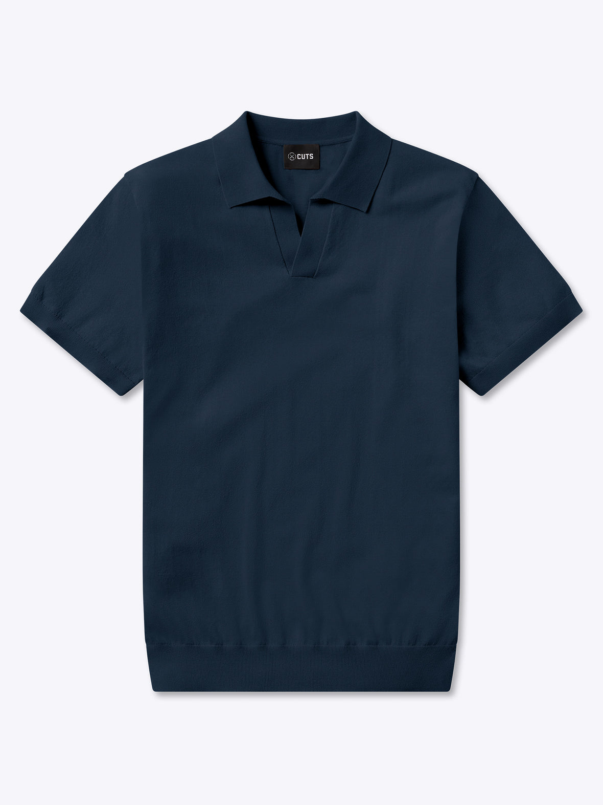 Riviera Knit Polo | Pacific Blue Signature-Fit
