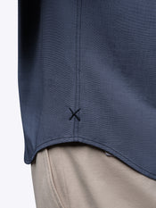 Soho Short Sleeve Button Up | Pacific Blue