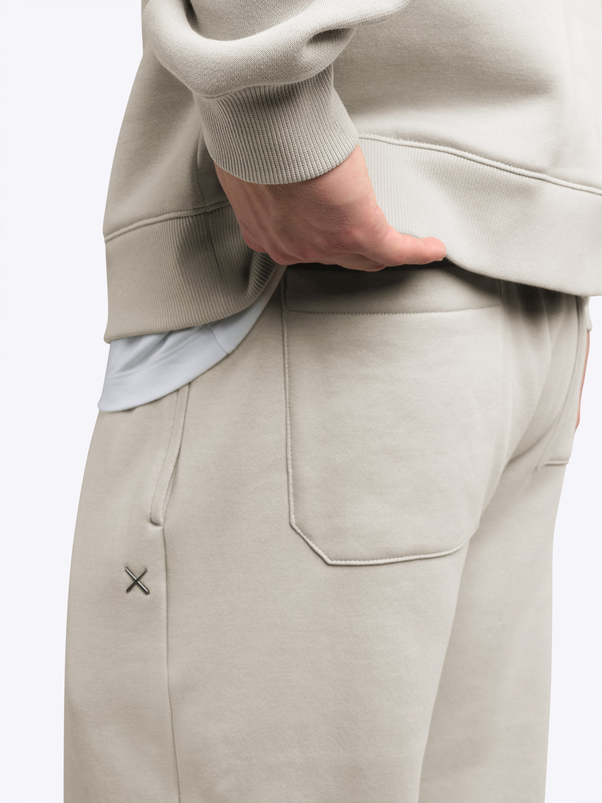 Divine Fleece Sweatpant | Parchment Classic-fit