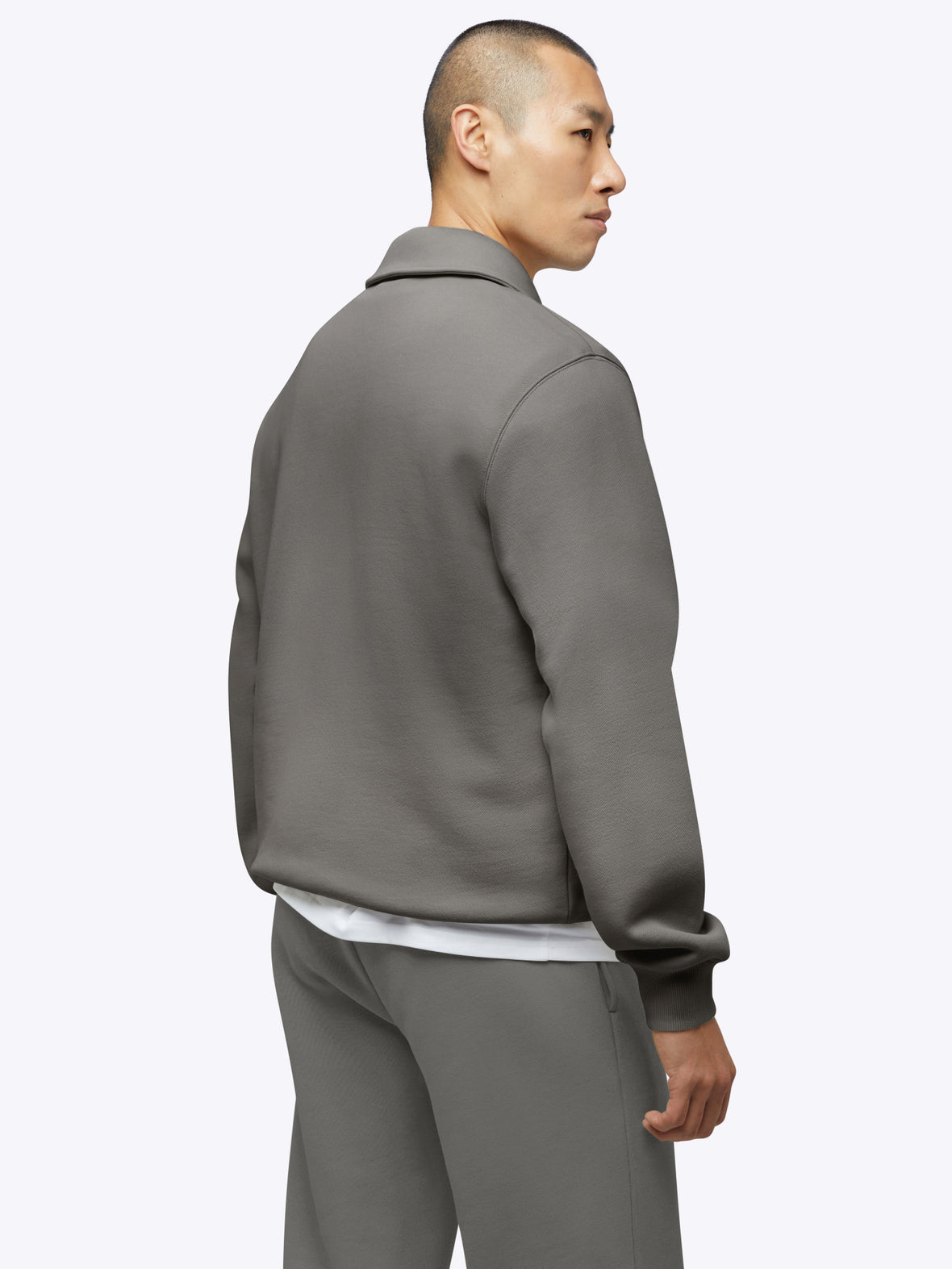 Divine Fleece Q-Zip | Charcoal Classic-fit