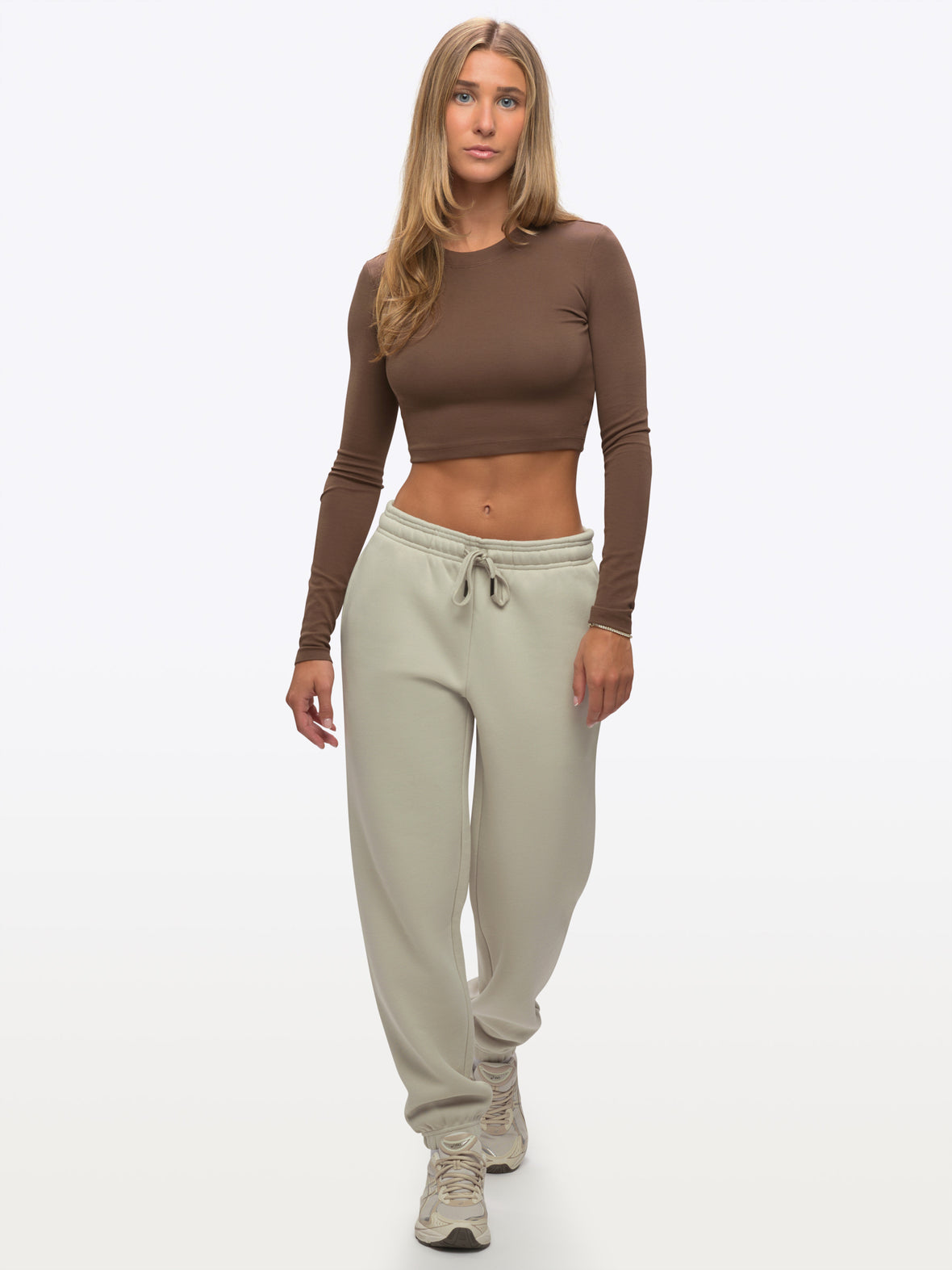 Divine Fleece Oversized Sweatpant | Parchment