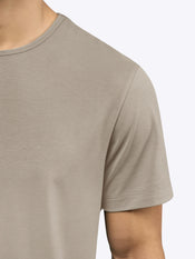 AO Curve-Hem Tee | Pure Cashmere Signature-Fit PYCA Pro®