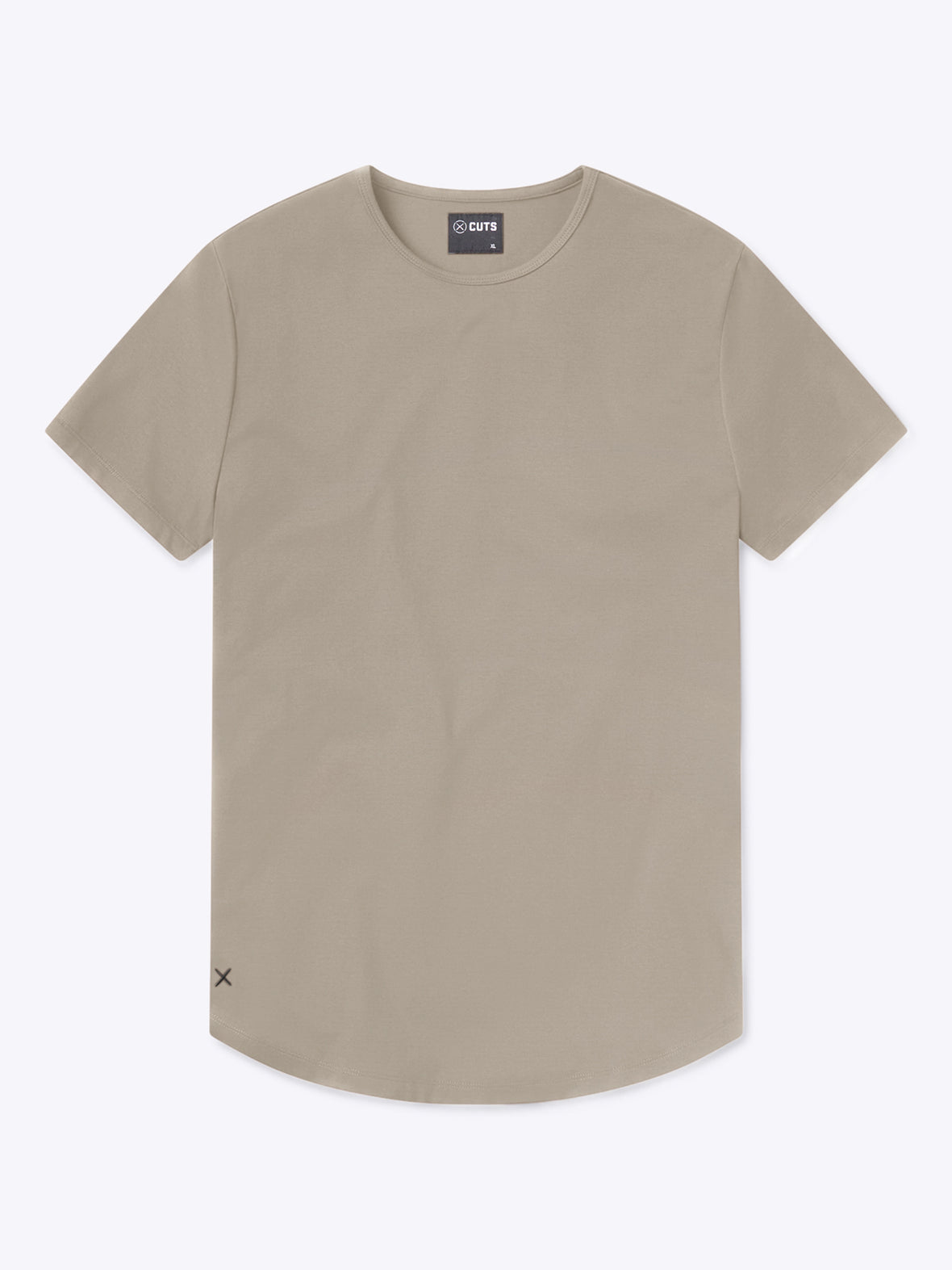 AO Curve-Hem Tee | Pure Cashmere Signature-Fit PYCA Pro®