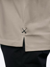 AO Split-Hem Tee | Pure Cashmere Signature-Fit PYCA Pro®