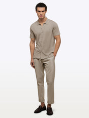 Riviera Knit Button Up | Pure Cashmere Signature-Fit