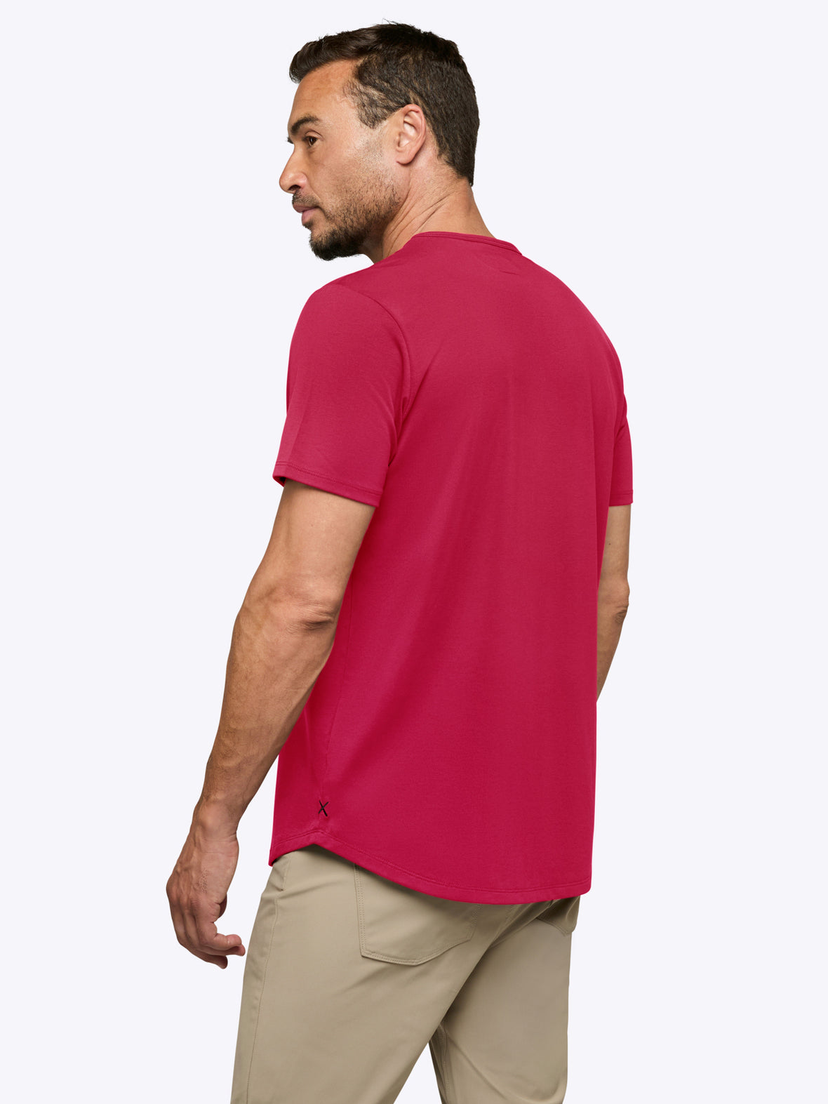 AO Curve-Hem Tee | Red Glory Signature-Fit PYCA Pro®