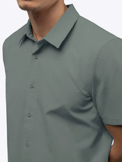 Crossover Button Up | Sage Signature Fit