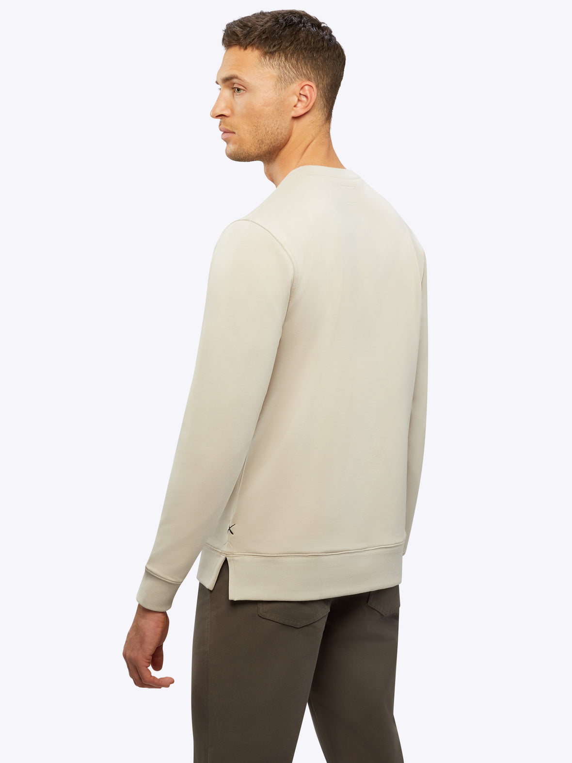 Hyperloop Pullover Split-Hem | Sand Dune Signature-fit