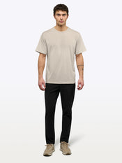 Overtime Oversized Tee | Sand Dune Relaxed-Fit