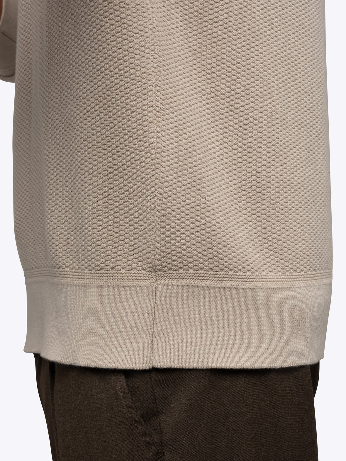 Palisade Textured Knit Crew Sweater | Sand Dune Classic-Fit