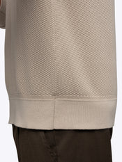 Palisade Textured Knit Crew Sweater | Sand Dune Classic-Fit