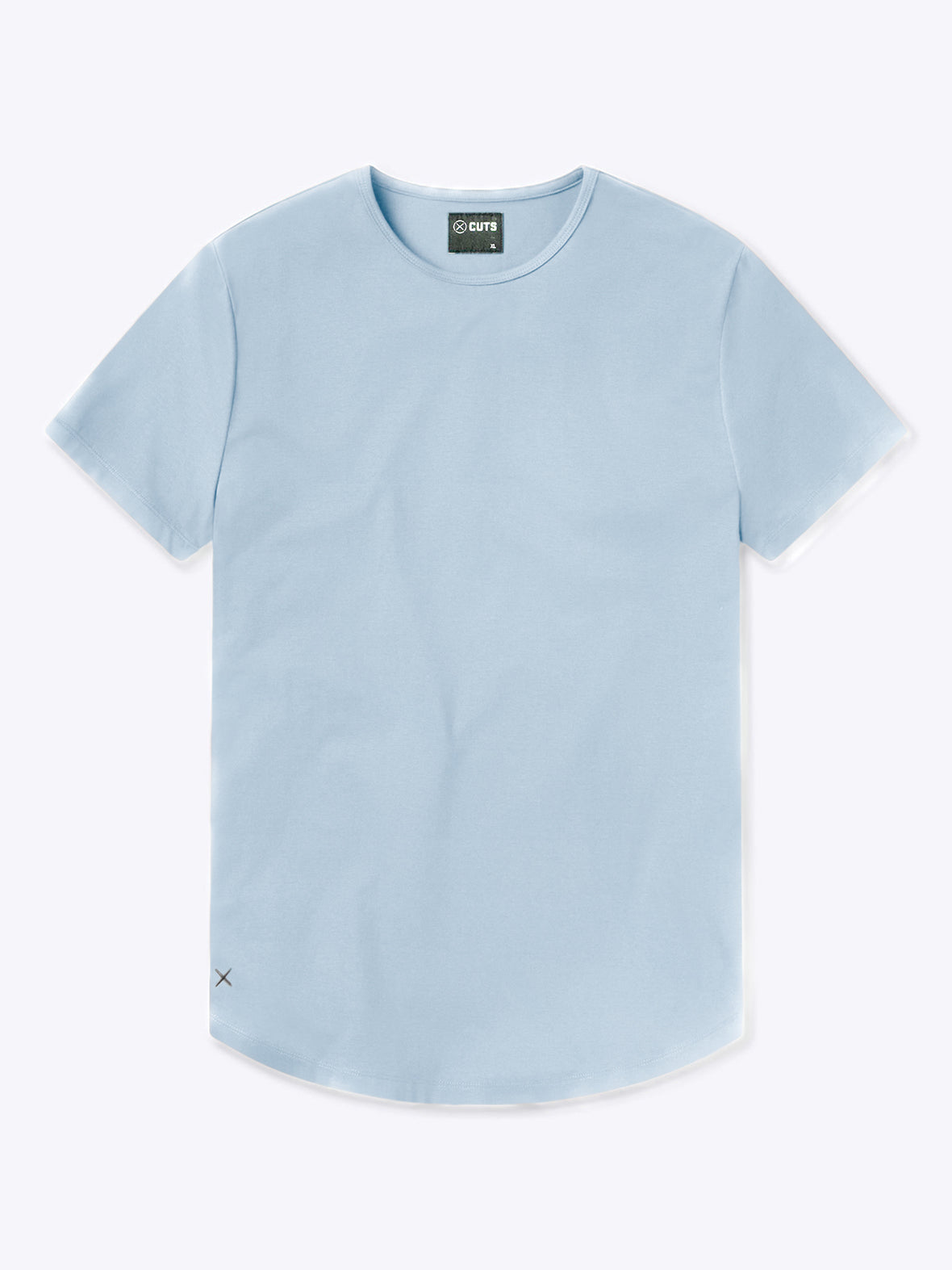 AO Curve-Hem Tee | Sky Signature-fit PYCA Pro®