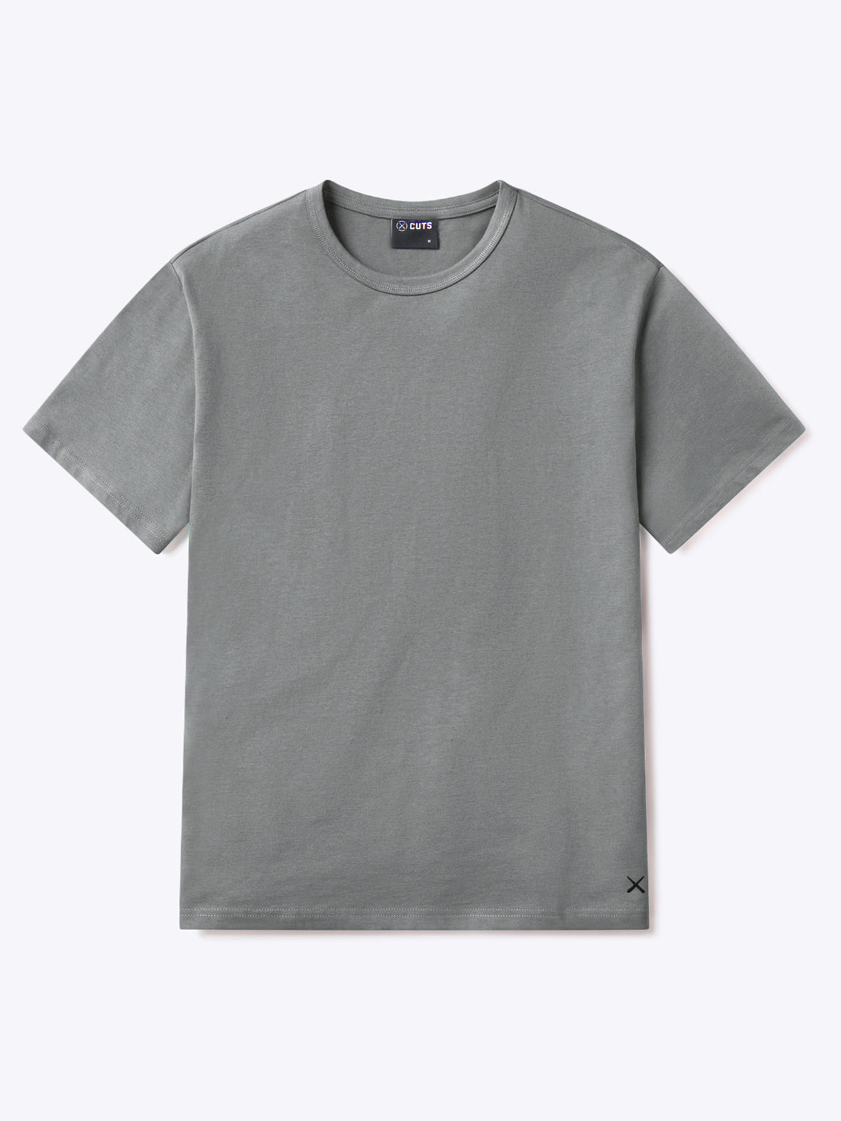 Overtime Oversized Tee | Charcoal Relaxed-Fit