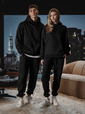 Divine Fleece Sweatpant | Black Classic-fit