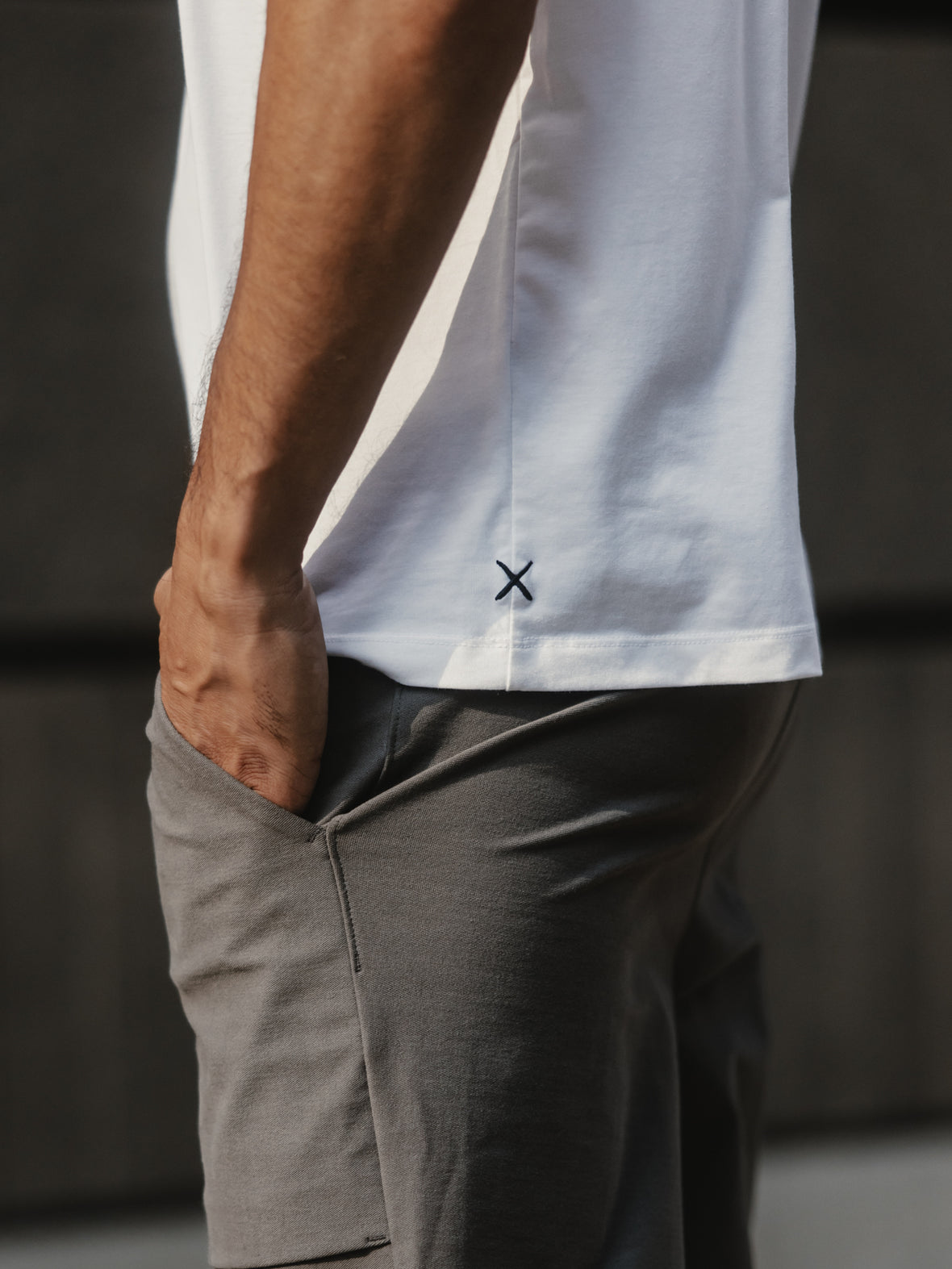 AO Forever Tee | White Classic-Fit PYCA Pro®