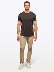 AO Curve-Hem Tee | Truffle Signature-Fit PYCA Pro®