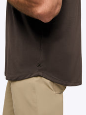 AO Curve-Hem Tee | Truffle Signature-Fit PYCA Pro®