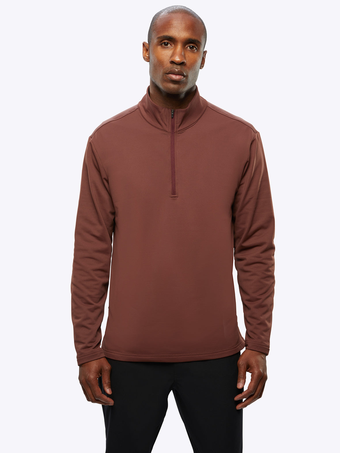 COZ Fleece 1/4 Zip | Umber Signature-Fit Fleece