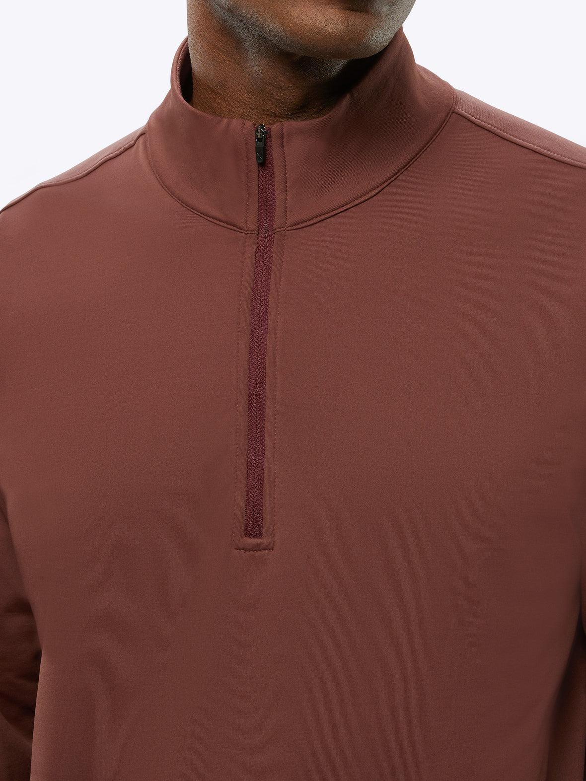 COZ Fleece 1/4 Zip | Umber Signature-Fit Fleece