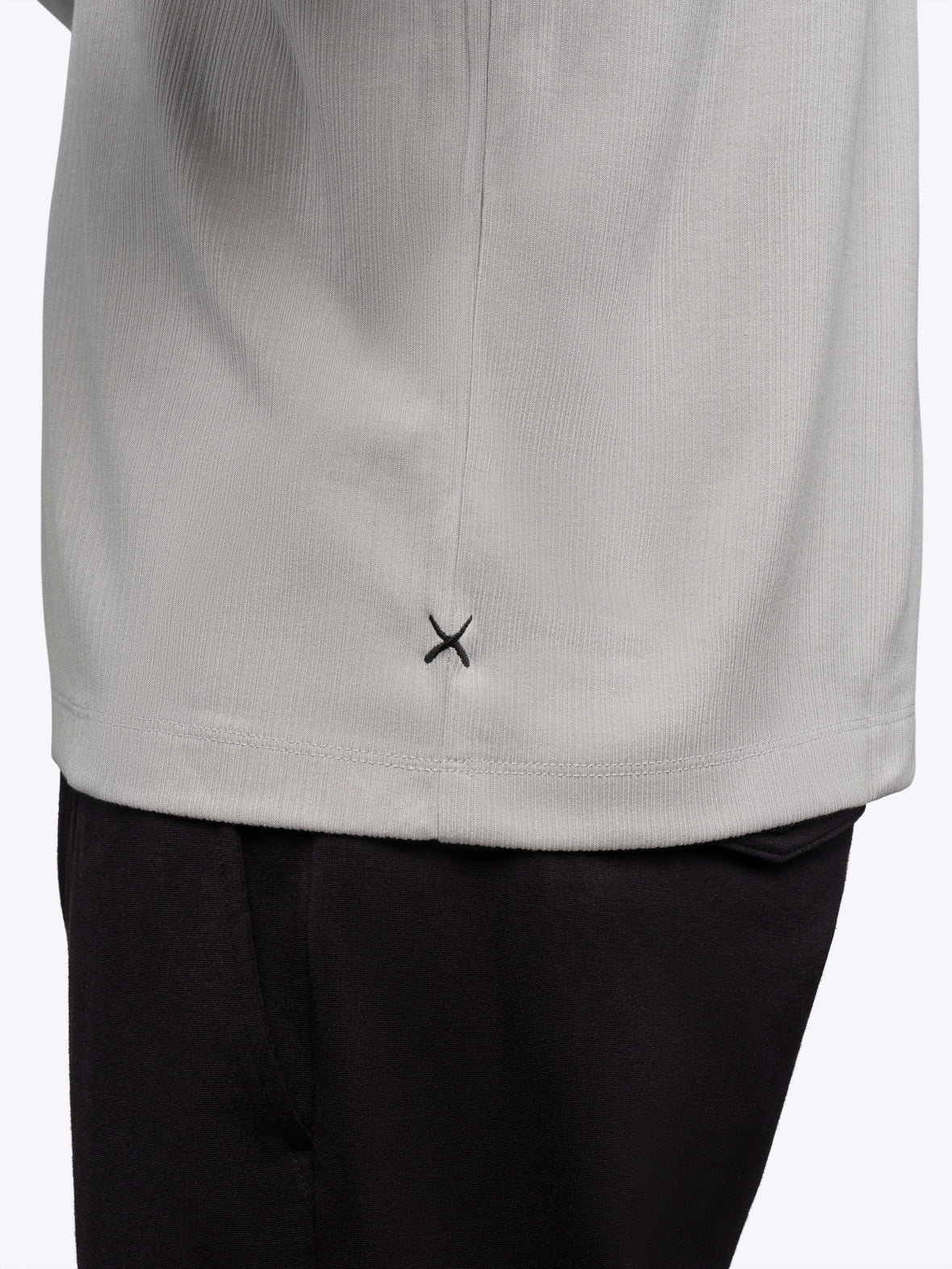 SoHo Ribbed Long Sleeve Crew Neck Tee | Vapor