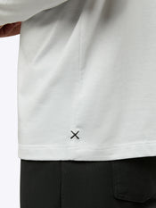 AO Forever Long Sleeve Tee | White Classic-Fit PYCA Pro®
