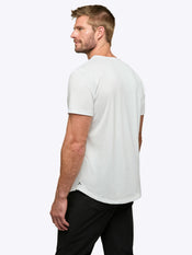 AO Curve-Hem Tee | White Signature-fit PYCA Pro®