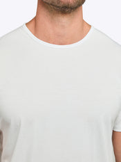 AO Curve-Hem Tee | White Signature-fit PYCA Pro®